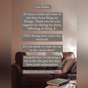 FIRST POSH SHOW EVENT 🥹⏰